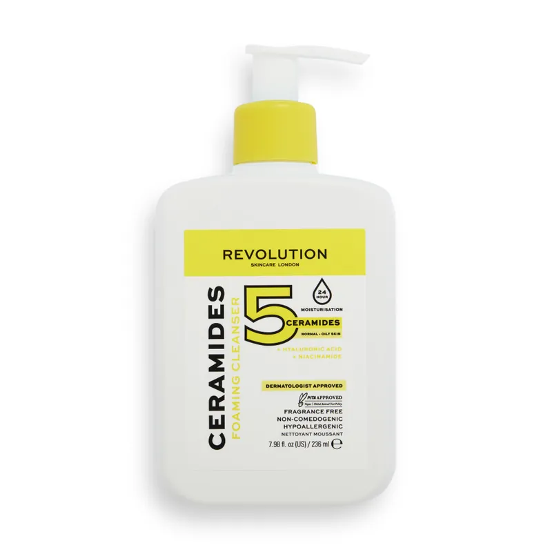 Revolution Skincare Ceramides Foaming Cleanser habzó arclemosó Azonnali szállítás