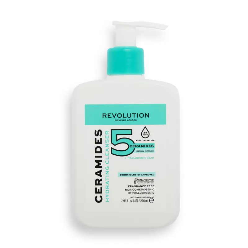 Revolution Skincare Ceramides Hydrating Cleanser hidratáló arclemosó Szezonális akció