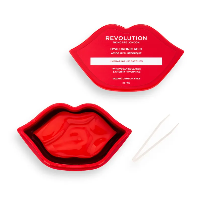 Azonnali szállítás Revolution Skincare Hydrating Hyaluronic Lip Patches hidratáló hialuron ajaktapaszok