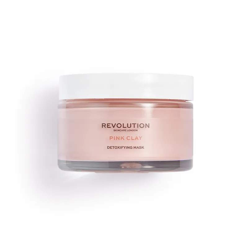 Nézd meg most Revolution Skincare Pink Clay Detoxifying Face Mask arcpakolás - Super Sized