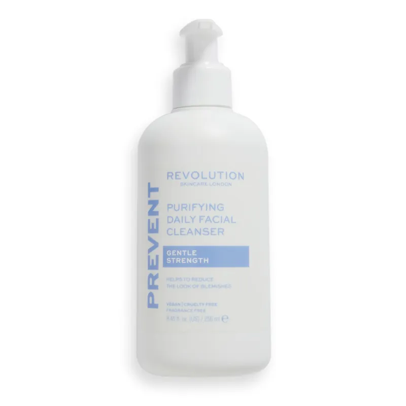 Vásárlói kedvenc Revolution Skincare Purifying Daily Facial Gel Cleanser With Niacinamide arczselés tisztító niacinamiddal