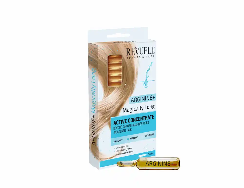 Revuele Active Hair Concentrate Arginine + Magically Long ampulla hajnövekedésre Exkluzív ajánlat
