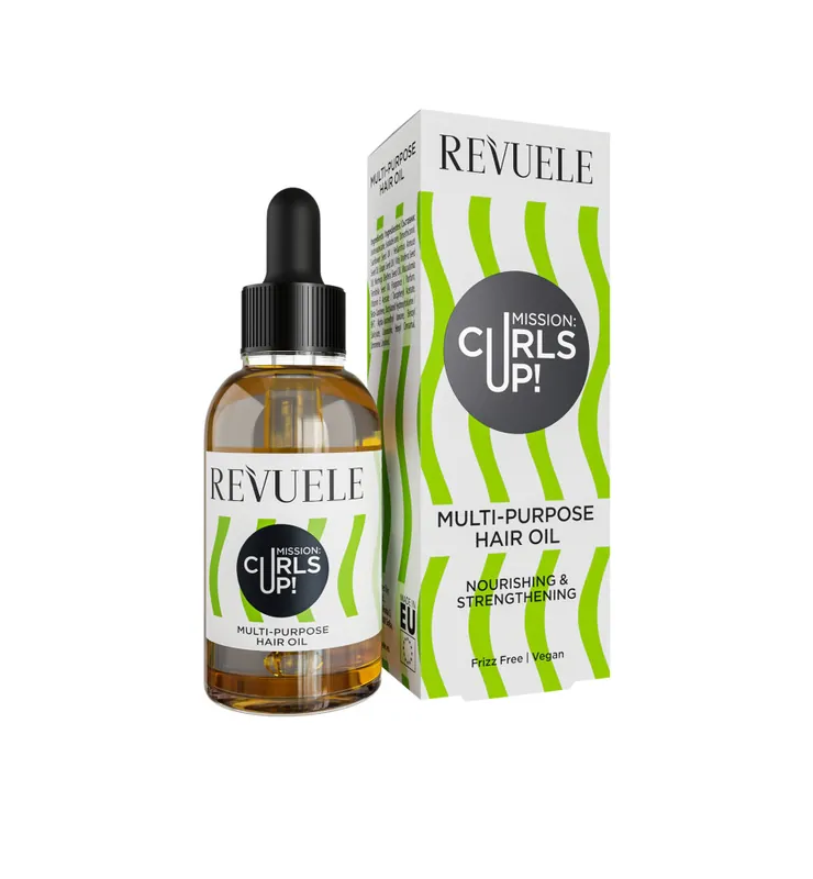 Revuele hajolaj göndör hajra - Curls up! Multi-purpose Oil Korlátozott ajánlat