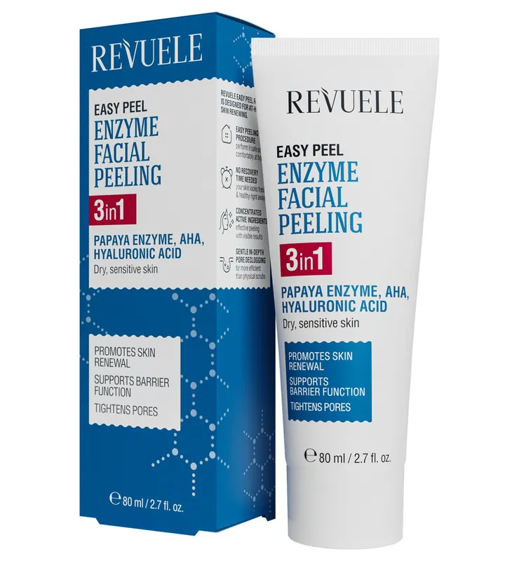 Gyors szállítás Revuele Enzimes arcradírozás 3 az 1-ben Easy Peel - Enzyme Facial Peeling 3in1