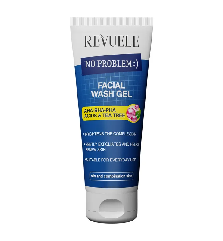 Revuele Arclemosó Gél No Problem Facial Wash Gel - AHA/BHA/PHA Acids And Tea Tree Legnépszerűbb