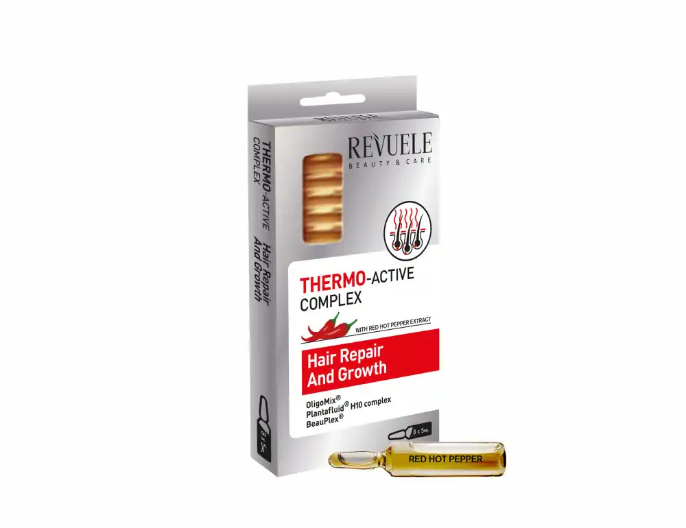 Revuele Thermo Active Complex Hair Repair And Growth ampullák hajnövekedéshez Szuper akció