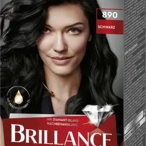 Schwarzkopf Brillance hajfesték - Intensive Color Cream - 890 Black Kedvezményes ár