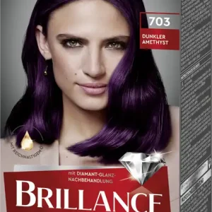 Kihagyhatatlan ajánlat Schwarzkopf Brillance hajfesték - Intensive Color Cream - 703 Dark Amethyst