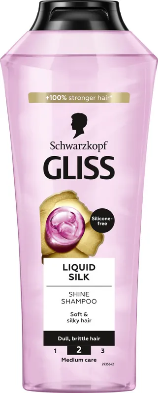 Csak ma Schwarzkopf Gliss sampon Liquid Silk Shampoo (400ml)