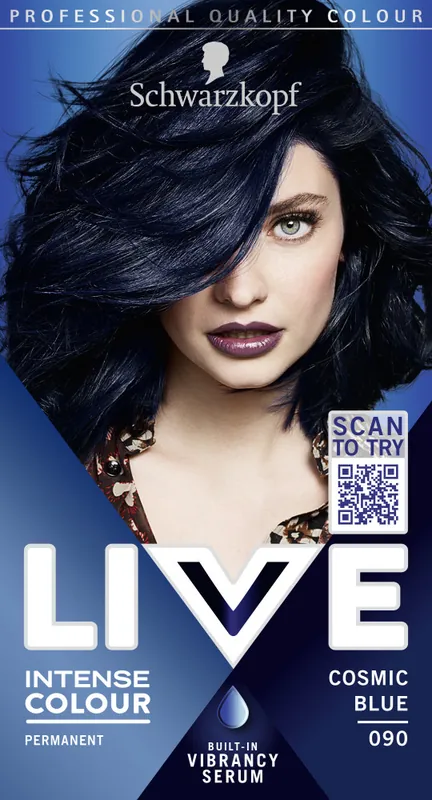 Végkiárusítás Schwarzkopf hajfesték - Live Intense Color - 090 Cosmic Blue