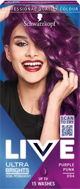 Schwarzkopf hajszín - Live Ultra Brights Or Pastel - 094 Purple Punk Legjobb ár