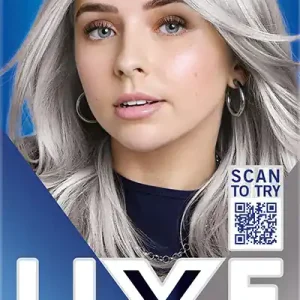 Utolsó esély Schwarzkopf hajfesték - Live Urban Metallics - U71 Metallic Silver