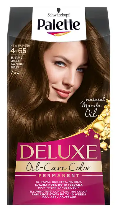 Schwarzkopf Palette hajfesték - Deluxe - 4-65 Dazzling Brown Vásárlói kedvenc