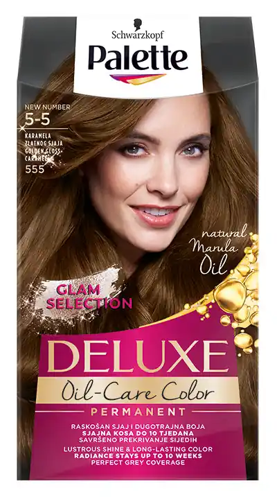 Schwarzkopf Palette hajfesték - Deluxe - 5-5 Golden Gloss Caramel Akció