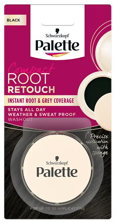 Schwarzkopf Palette gyökérretusáló - Root Retoucher - Black Biztonságos fizetés