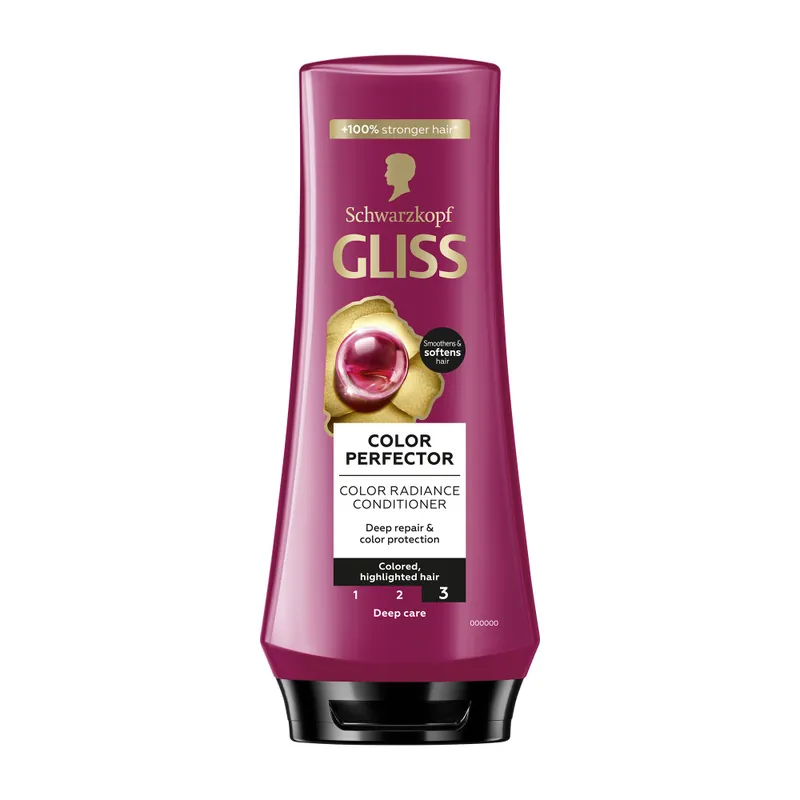 Azonnal elérhető Schwarzkopf Gliss kondicionáló - Color Perfector Conditioner