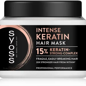 Gyors szállítás Syoss hajmaszk - Intense Keratin Hair Mask (400ml)