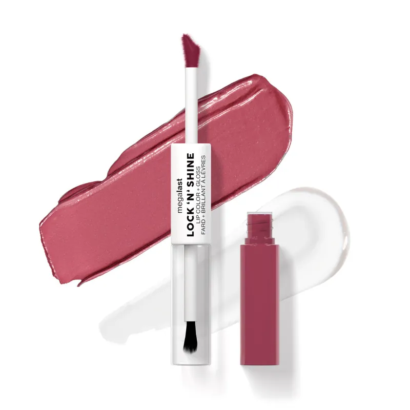 Szezonális akció wet n wild MegaLast Lock ‘N‘ Shine Lip Color + Gloss - Pinky Promise