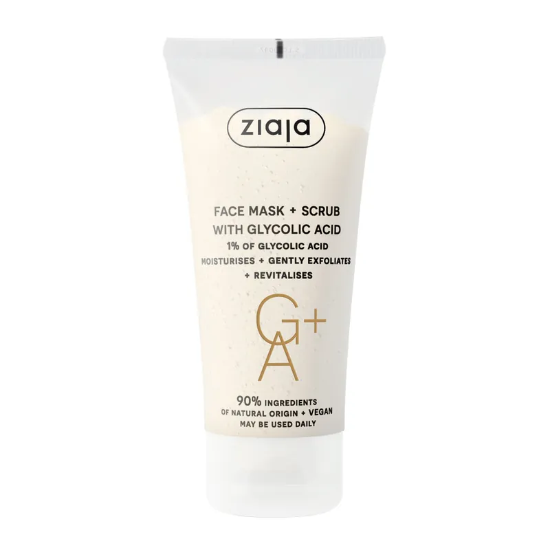 Expressz szállítás Ziaja-Arcmaszk és Scrub glikolsavval- Face Mask & Scrub With Glycolic Acid