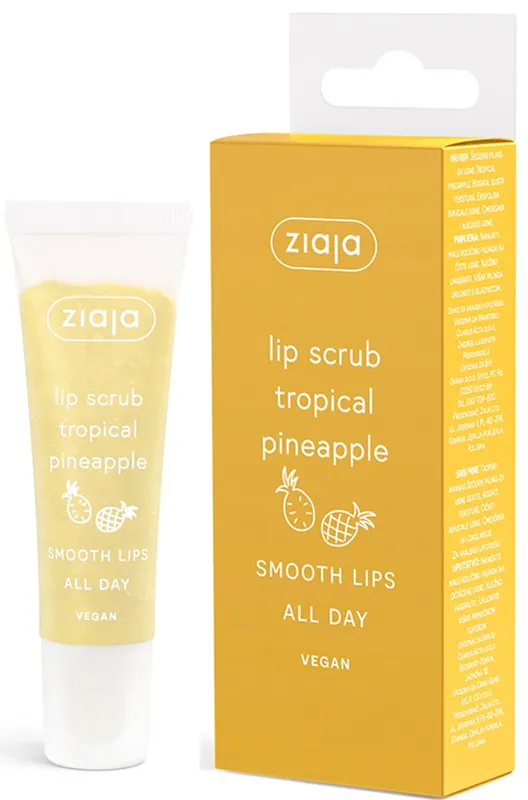 Nézd meg most Ziaja ajakradír Lip Scrub - Tropical Pineapple