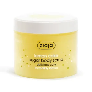 Ziaja Sugar Body Scrub bőrpuhító cukros peeling - Lemon Cake Akció