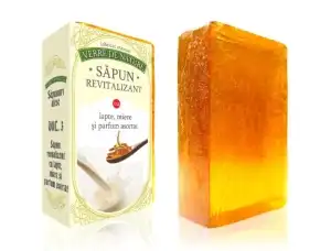Revitalizáló szappan tejjel, mézzel és válogatott parfümmel 100g, nagykereskedés, Verre de Nature Azonnal elérhető