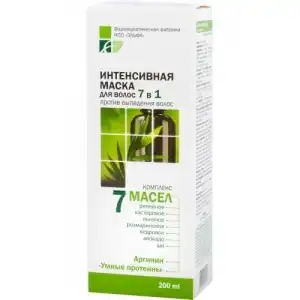 Intenzív hajhullás elleni maszk 7 olajjal, argininnel és... Gyors szállítás