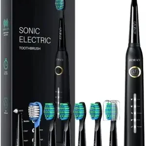 Utolsó esély ATMOKO AMHP126 sonic elektromos fogkefe 8 DuPont fejjel,...