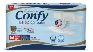 Akciós ár Confy Jumbo felnőtt pelenka, M-es méret, 30 db/csomag,...