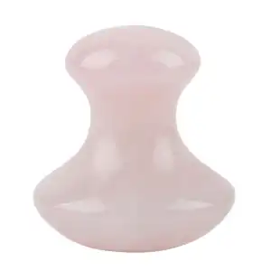 Szuper akció Tartozék gyógymasszázshoz Gomba GuaSha Quartz Pink,...