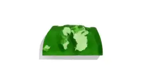 Azonnali szállítás MENTA szappan (Peppemint) Block - kézzel készített Yamuna,...