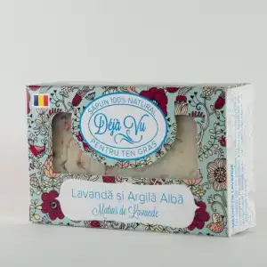 Outlet Natúr szappan levendulával és fehér agyaggal 90g, ...