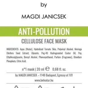 Outlet Anti- Pollution Cellulose Face Mask by Janicsek Magdi