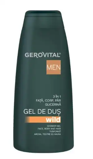 Vad tusfürdő 3 az 1-ben Gerovital Men 400 ml,... Expressz szállítás