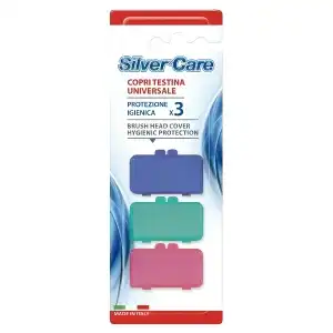 Bestseller 3 db univerzális huzat készlet Silver Care fogkefe...