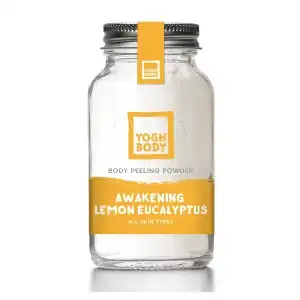 Legnépszerűbb YOGHBODY Awakening hámlasztó testpúder eukaliptusszal és citrommal