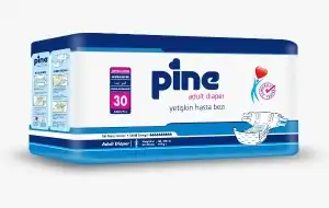 Felnőtt pelenkák PINE XL indikátorral (80+kg) 30 db... Azonnal elérhető