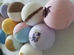 Biztonságos fizetés Bath Bomb illatosító és pezsgő fürdőlazító 200g, ...