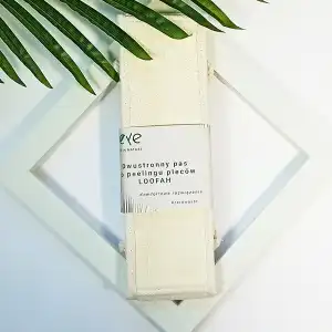 Árengedmény Kétoldalas peeling öv természetes Lufah Yeye szivaccsal