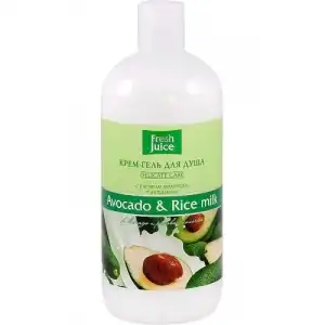 Krémes tusfürdő avokádó és rizs kivonattal, 500 ml, FRISS... Ajánlat