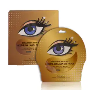 Árcsökkenés BeauuGreen Micro Hole Gold & Collagen Eye Patches,...