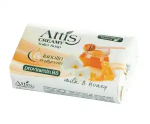 Kedvezmény WC-szappan ATTIS KRÉMES MÉZSÁRGA 100g, nagyker, ATTIS