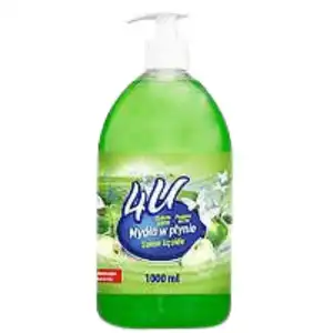 Expressz szállítás Folyékony szappan 4U APPLE GREEN 1 L, nagykereskedelmi áru