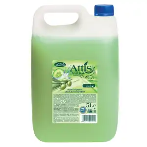 Folyékony szappan ATTIS OLIVE & CUCUMBER GREEN 5L, nagyker Legnépszerűbb