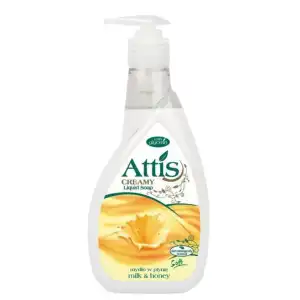Bestseller Folyékony szappan ATTIS MILK & Honey WHITE 0,4L,...