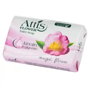 WC szappan ATTIS FLOWER PURPLE 100g, nagykereskedelmi... Biztonságos vásárlás