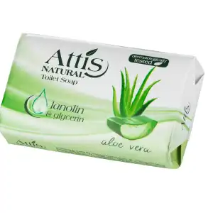 Toalettszappan ATTIS NATURAL ALOE GREEN 100g, nagyker Expressz kézbesítés