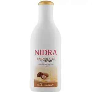 Biztonságos fizetés Tusfürdő és fürdőhab tápláló argánolajjal, 750ml, Nidra,...