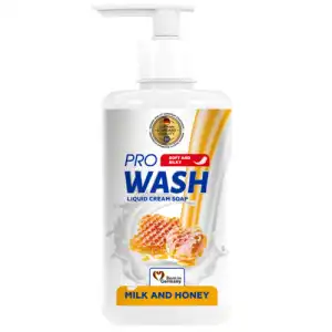 Akciós ár Pro Wash Folyékony szappan 450ml Milk&Honey,