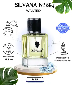 Expressz kézbesítés TESTER Eau de parfum férfi Silvana Wanted 884, 50ml...